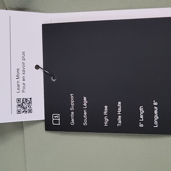 NIKE NWT OIL GREEN ZENVY 8" HIGHRISE SHORTS WMS - Picture 4 of 10